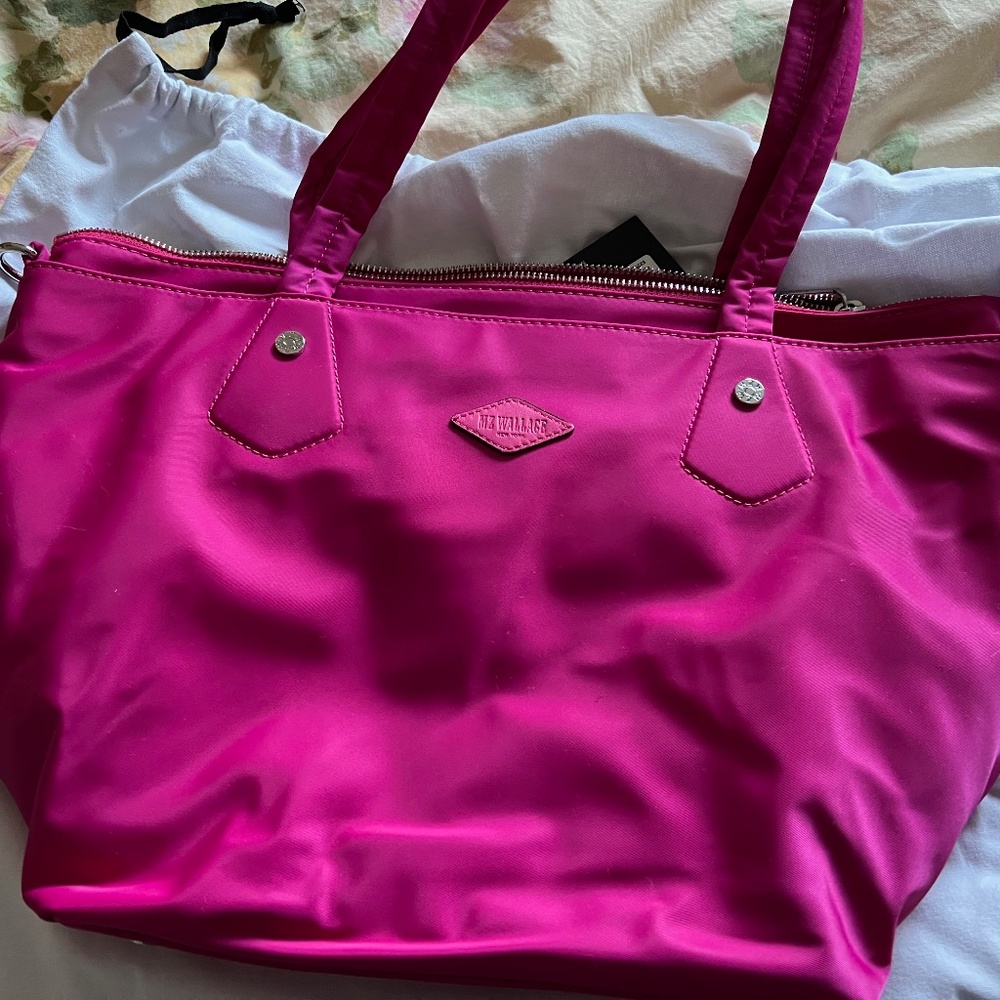 MZ Wallace small soho in dragonfruit (pink)